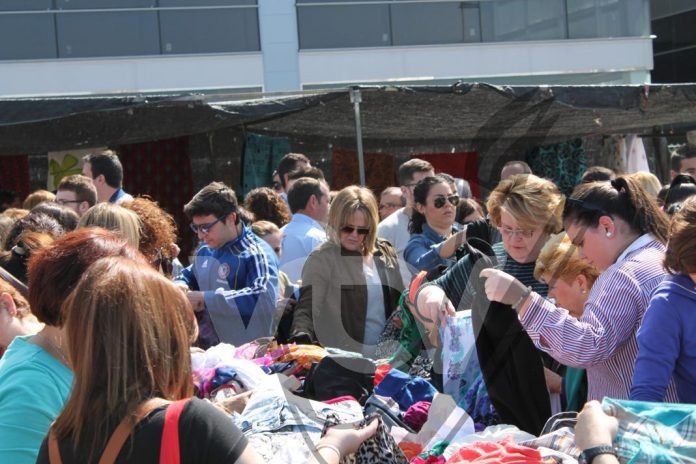 mercadillo para comercio ambulante