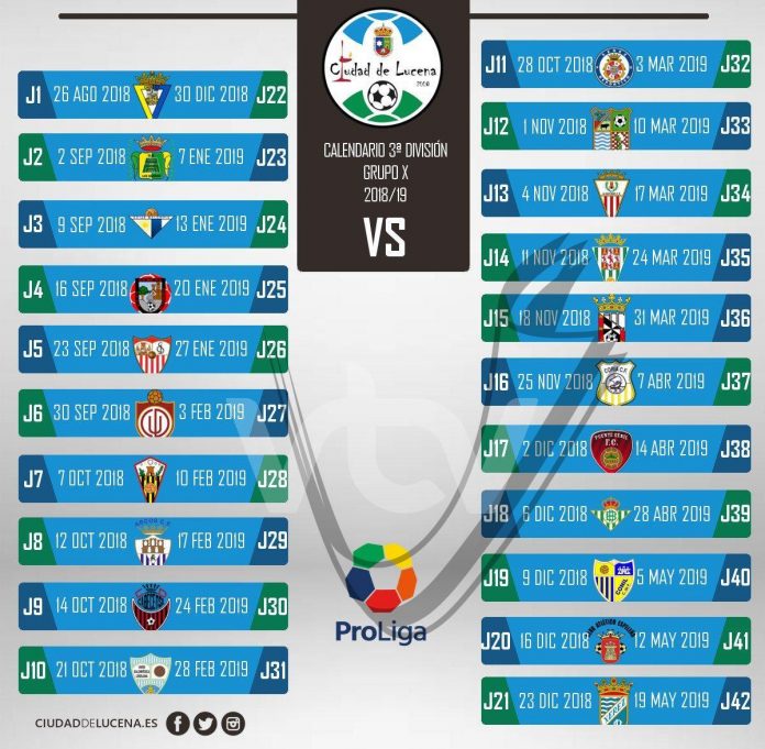 calendario 2018-19