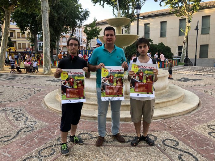 Fran Adame con representantes de Code Aventure