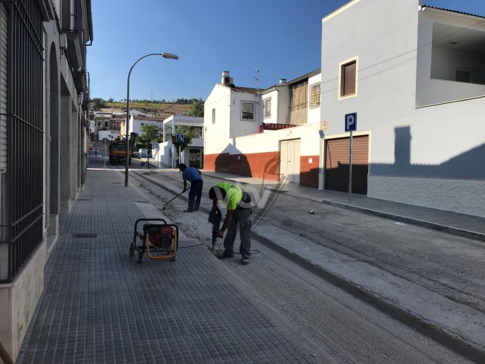 plan asfalto calle benamejí