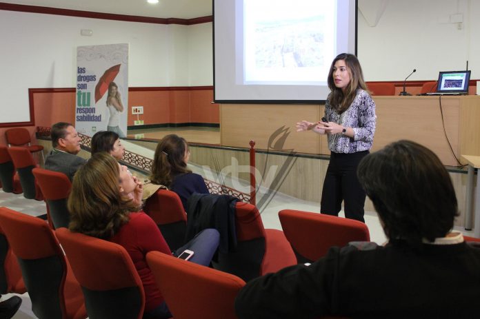 Teresa Alonso durante la presentación del Plan Local de Salud