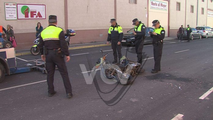 accidente trafico en poligono de la viñuela - 13-11-2018