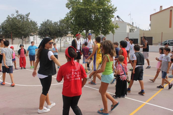 Imagen de archivo de una actividad en un colegio