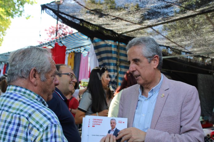 Juan Pérez durante el reparto