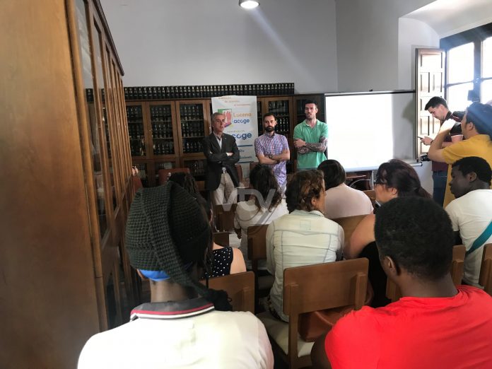 lucena acoge bombero