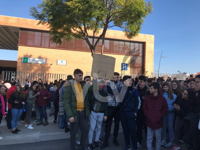 huelga alumnos limpieza