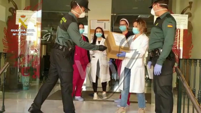 guardia civil material residencias