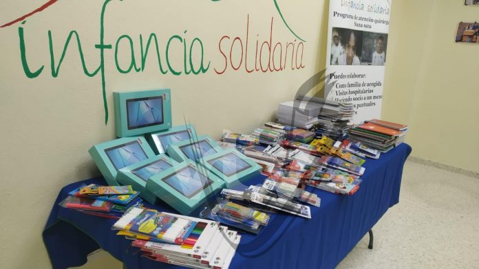 infancia solidaria material escolar