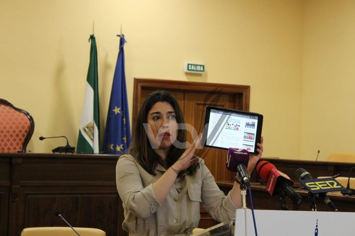 Terese Alonso, en una comparecencia de prensa de la semana pasada