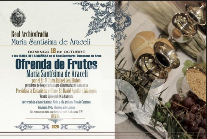 Cartel Ofrenda de Frutos 2020