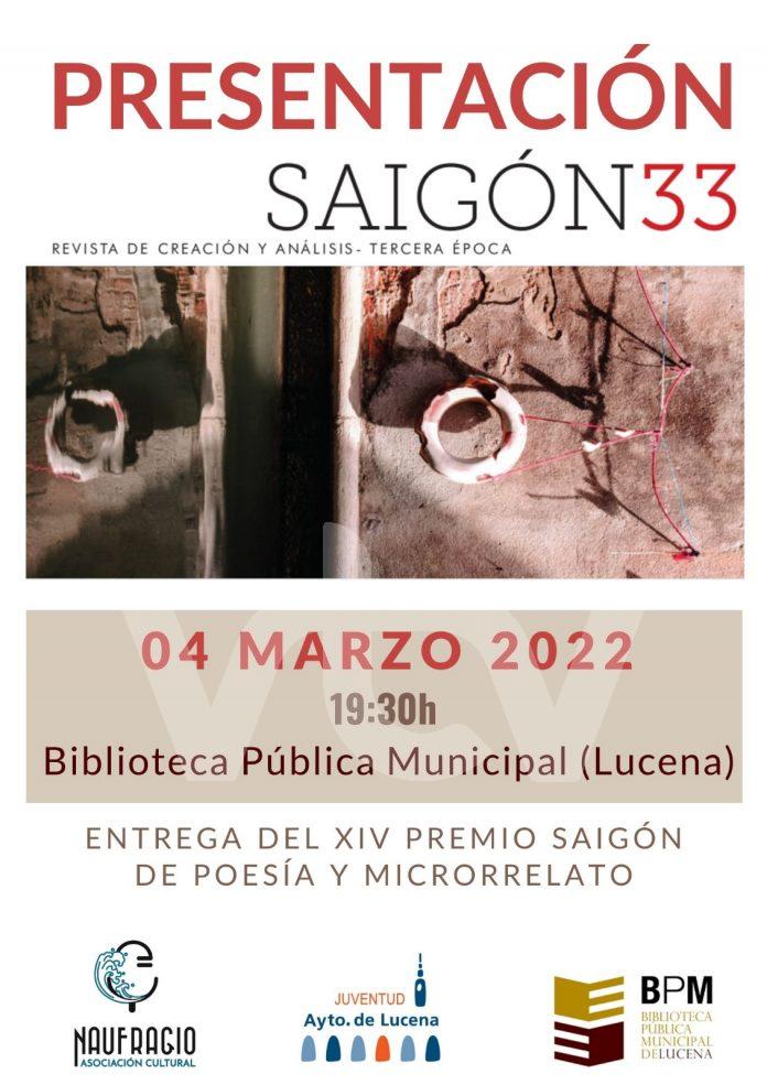 cartel presentación Saigón 33