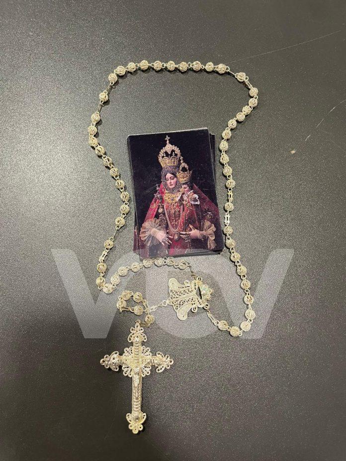 rosario estampa virgen ucrania