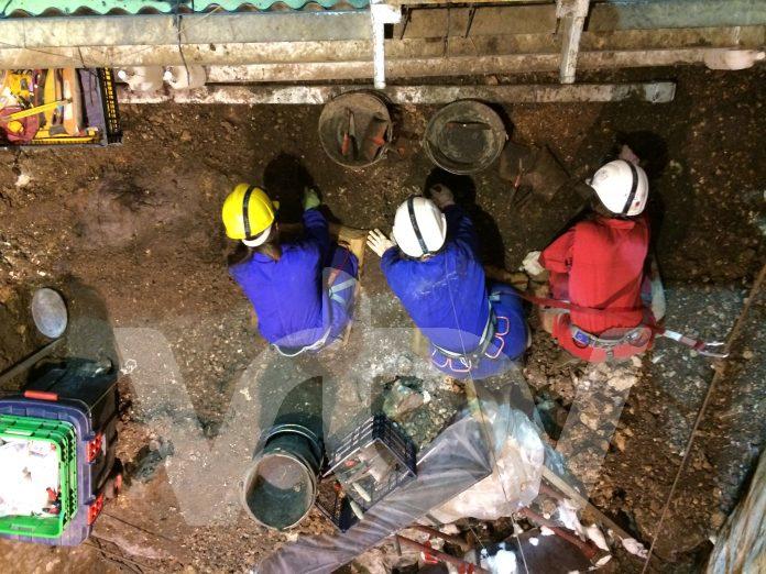 excavación arqueológica en la Cueva del Ángel