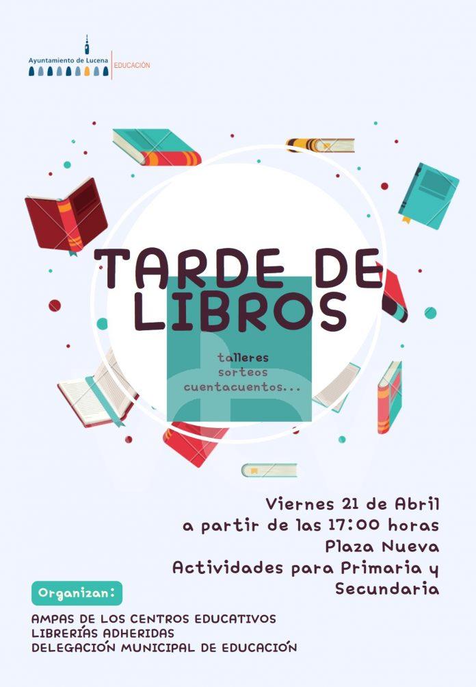 cartel tarde de libros