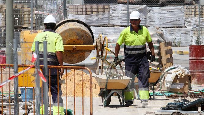 trabajadores construccion