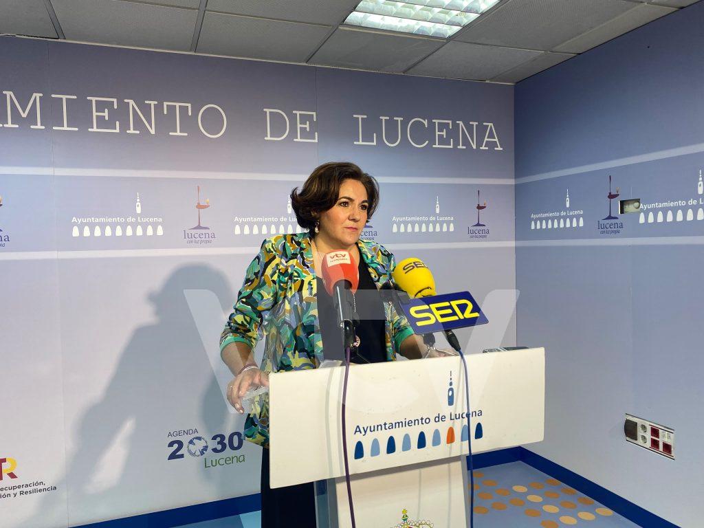 María de la O Redondo PP Aguas de Lucena Cortes de suministro