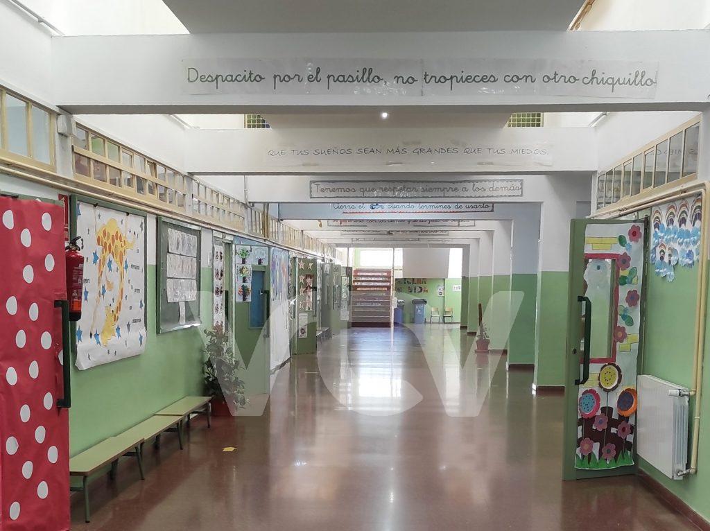 Obras, colegio, Virgen Araceli