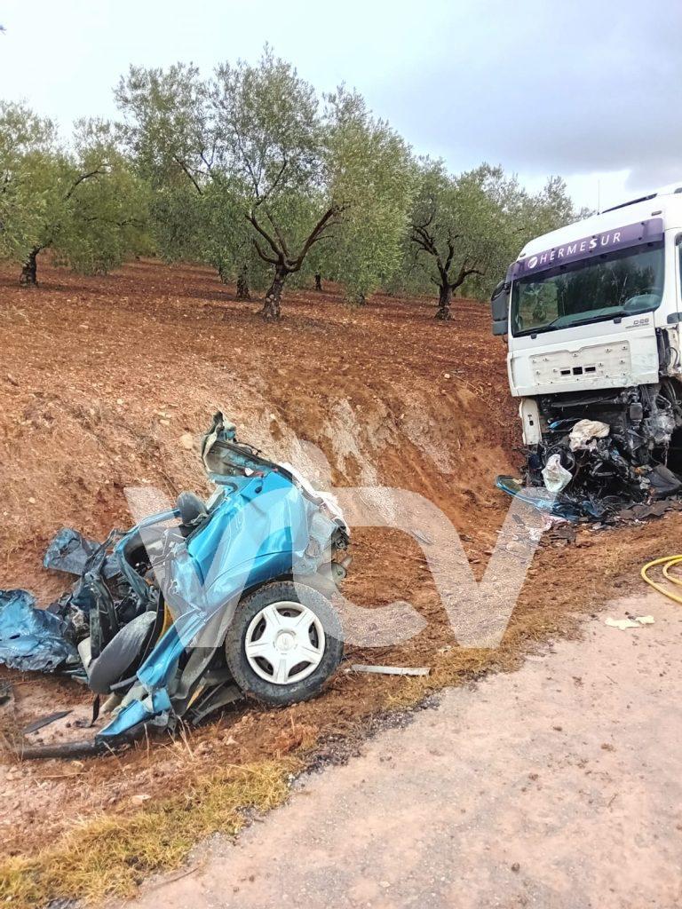 Accidente, carretera Puente Genil