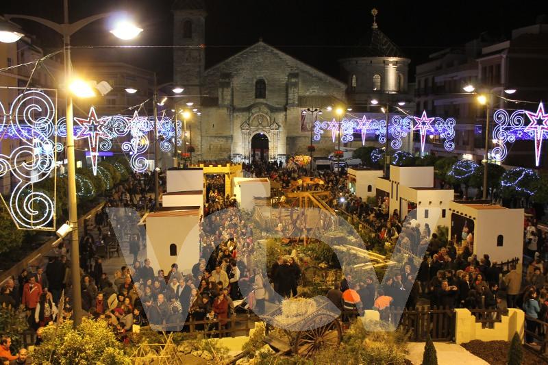 Poblado navideño, coso