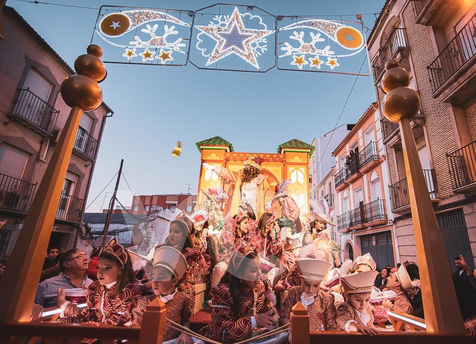 Cabalgata, peña magos