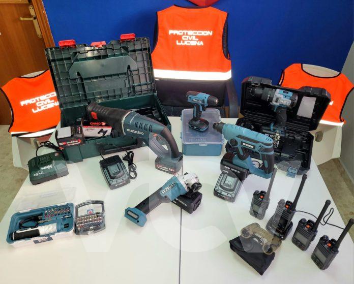 material protección civil