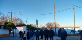 Mercadillo, protesta