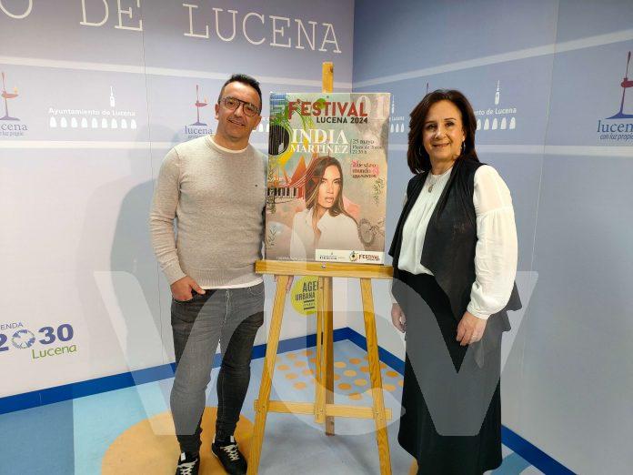 FESTIVAL LUCENA INDIA MARTINEZ Festival Lucena, India Martínez