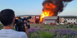 Incendio, aceite