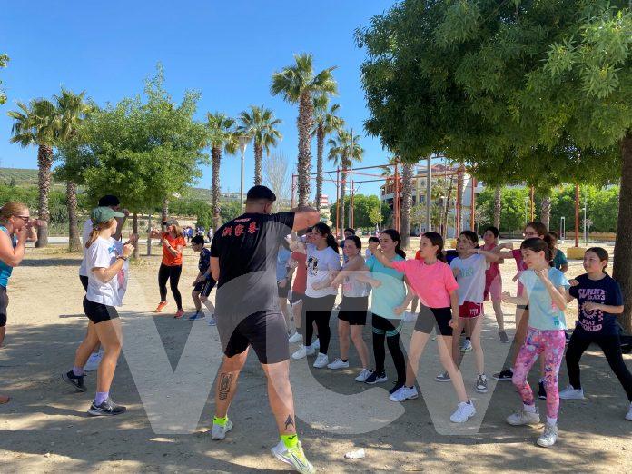 educación física recinto ferial