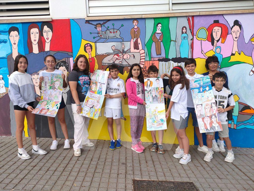 Al Yussana, mujer, pintura