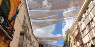 Toldos, calle las torres