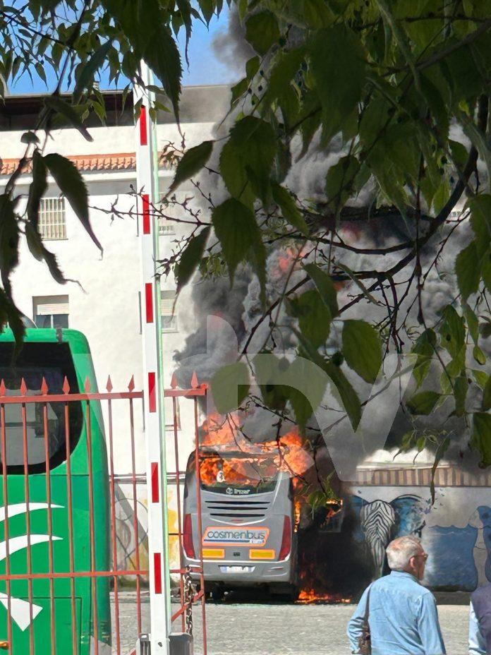 incendio autobus Incendio, autobús