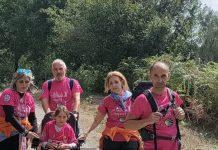 Un grupo de 80 personas visibilizan la ELA participando en el Camino de Santiago con CospostELA