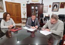 El ayuntamiento y la Federación de Asociaciones de Vecinos firman un convenio de colaboración por un importe de 25.000 euros AYUNTAMIENTO Y FEDERACION VECINOS