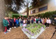 El Colegio Nuestra Señora del Carmen crea un jardín violeta para luchar contra la violencia de género