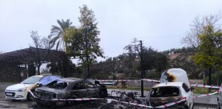 INCENDIO COCHES LUCENA