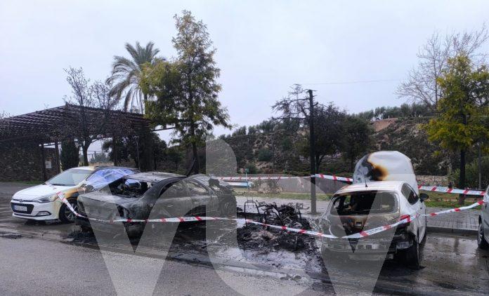 INCENDIO COCHES LUCENA