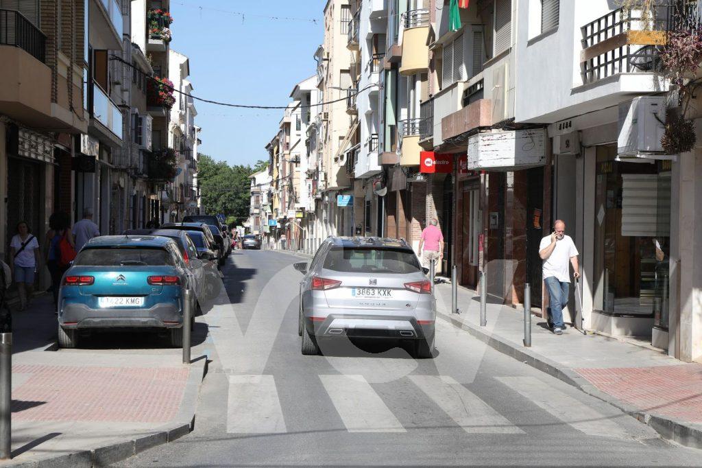 Obras, calle el Peso, Lucena