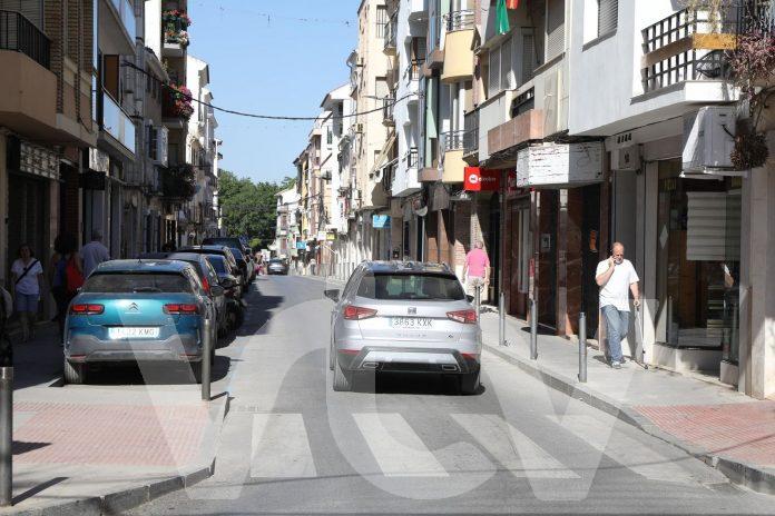 Obras, calle el Peso, Lucena