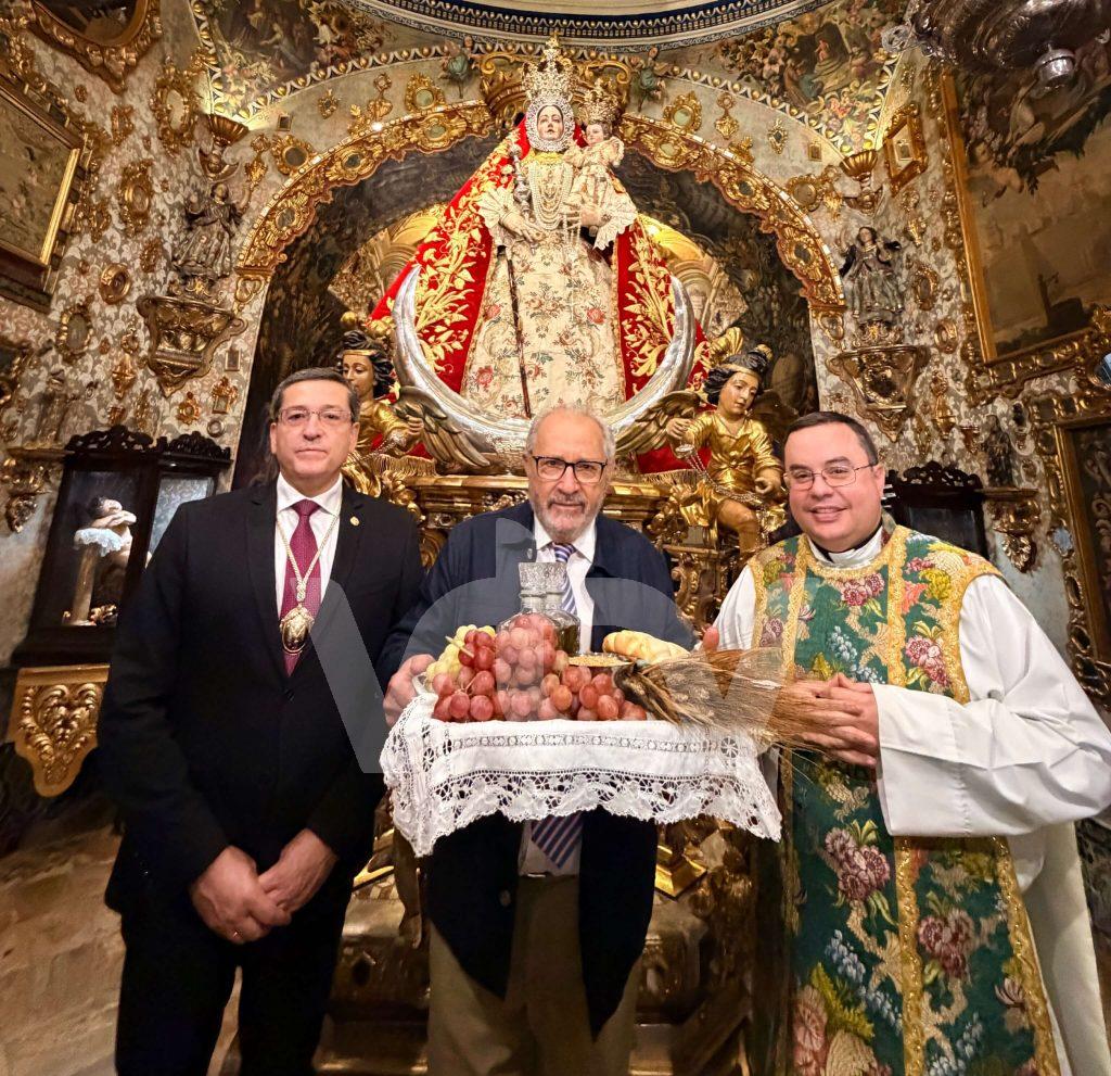 Virgen de Araceli, Real Santuario, Ofrenda de Frutos