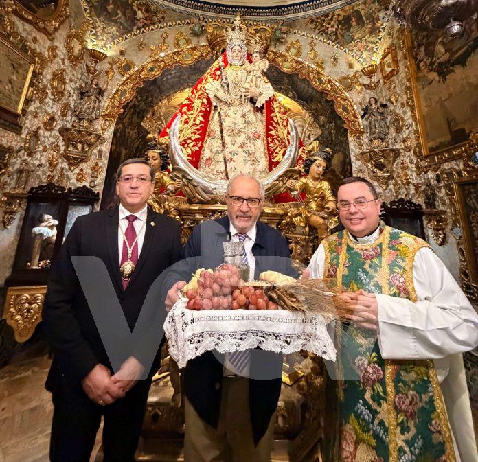 Virgen de Araceli, Real Santuario, Ofrenda de Frutos